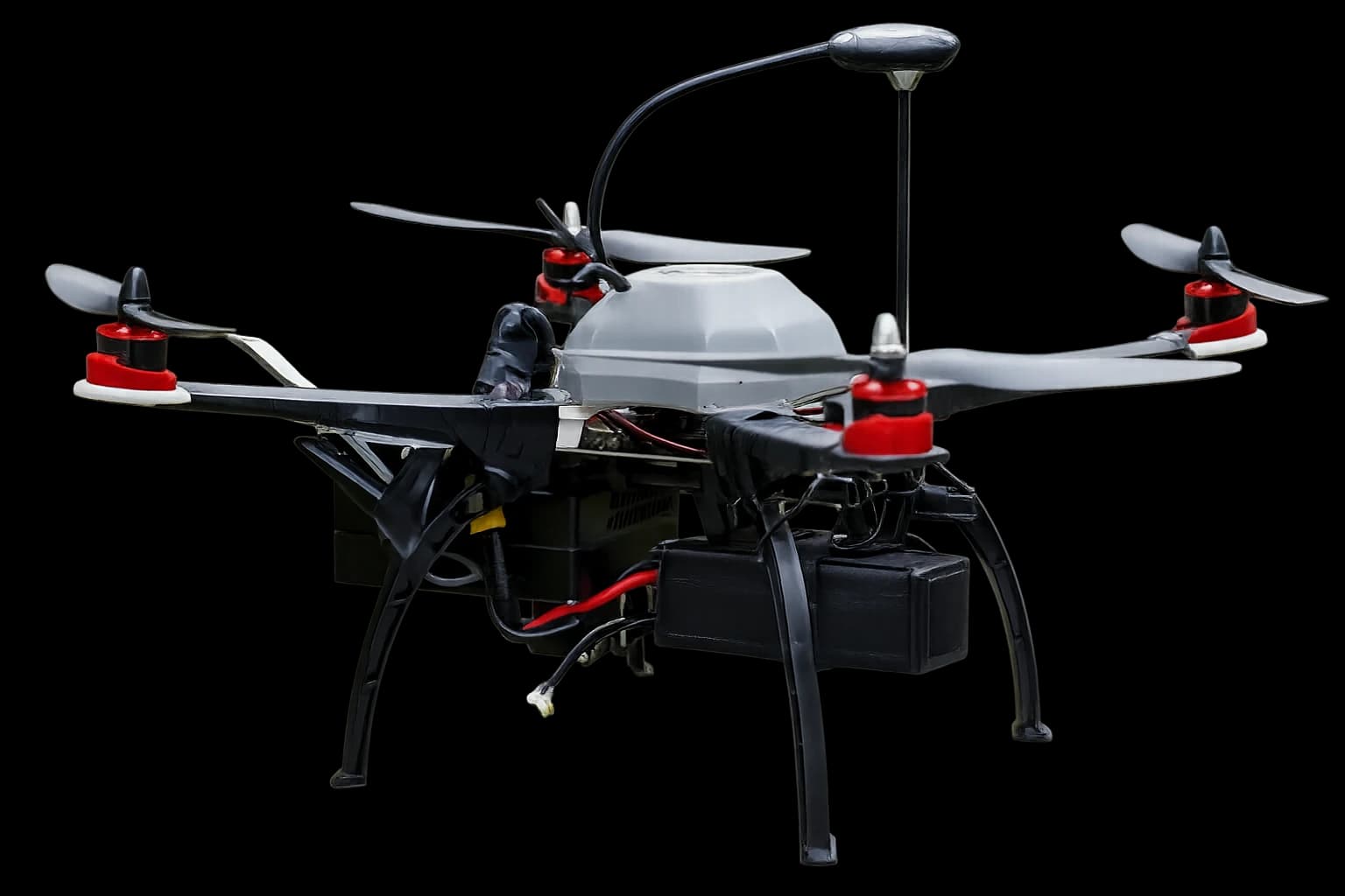 Annotated overview of the Horus autonomous drone platform